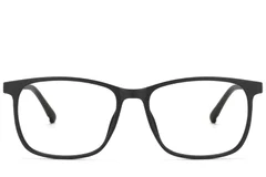 BS1913-0741_Black_Rectangular_TR90_Glasses_front