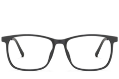 BS1913-0743_Black_Rectangular_TR90_Glasses_front