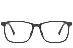 BS1913-0743_Black_Rectangular_TR90_Glasses_front