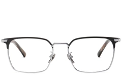 BS1913-0752_Silver_Semi-rimless_Titanium_Glasses_front