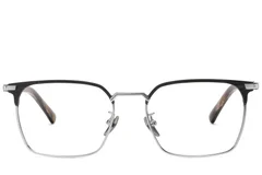 BS1913-0752_Silver_Semi-rimless_Titanium_Glasses_front