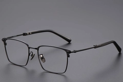 BS1913-0754_Black_Semi-rimless_Titanium_Glasses_corner