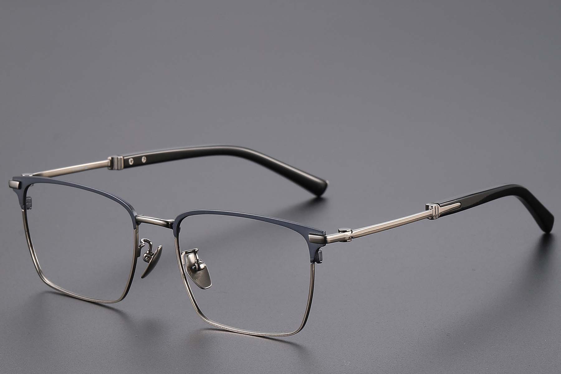 BS1913-0755_Blue_Semi-rimless_Titanium_Glasses_corner