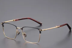 BS1913-0756_Golden_Semi-rimless_Titanium_Glasses_corner
