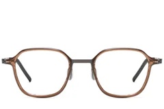 BS1913-0760_Brown_Rectangular_Titanium_Glasses_front