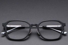 BS1913-0763_Black_Rectangular_Acetate_Glasses_front