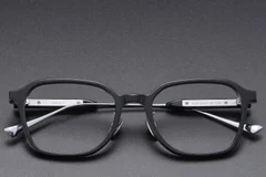 BS1913-0763_Black_Rectangular_Acetate_Glasses_front