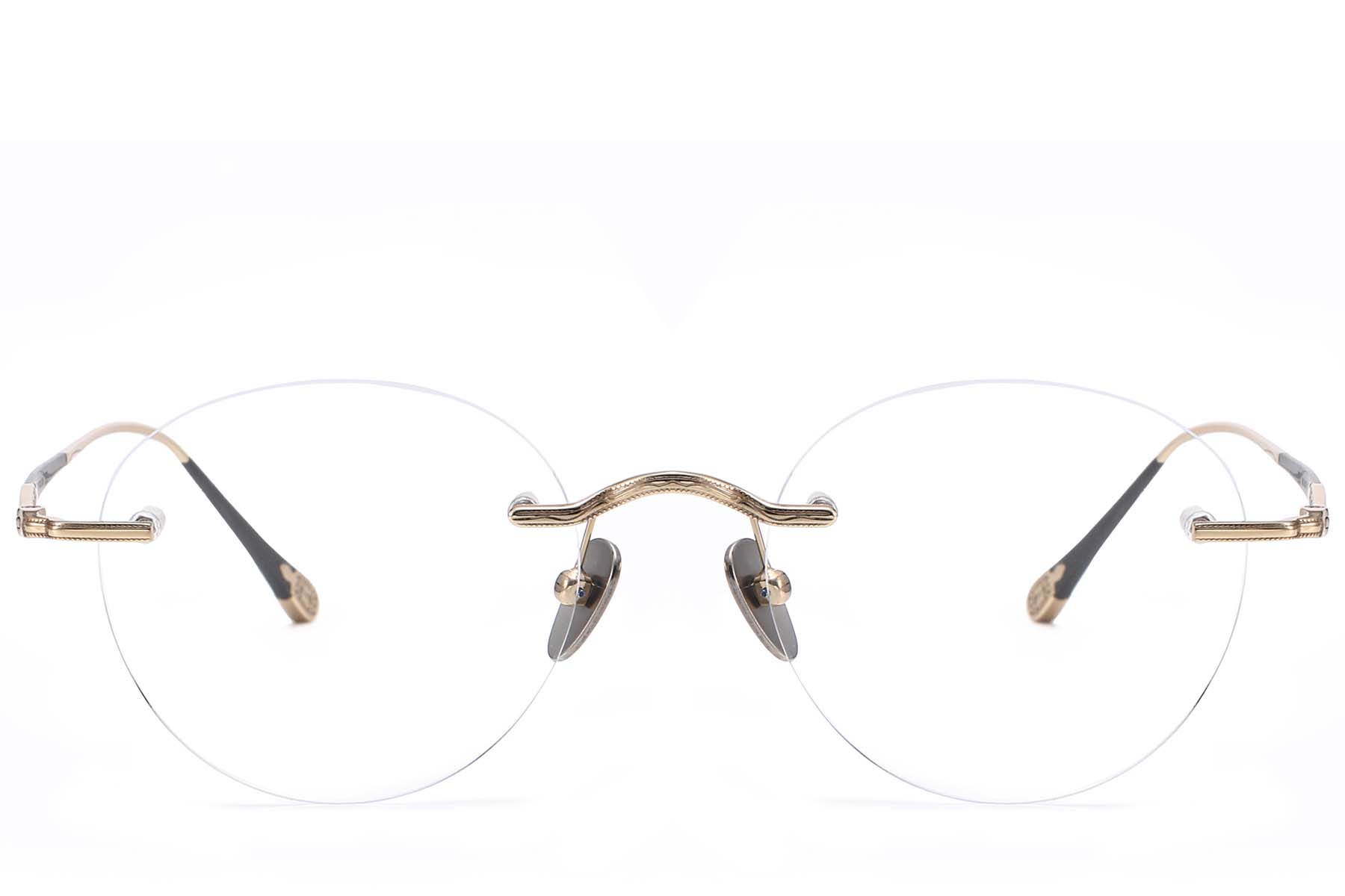 BS1913-0769_Golden_Invisible_Titanium_Glasses_front