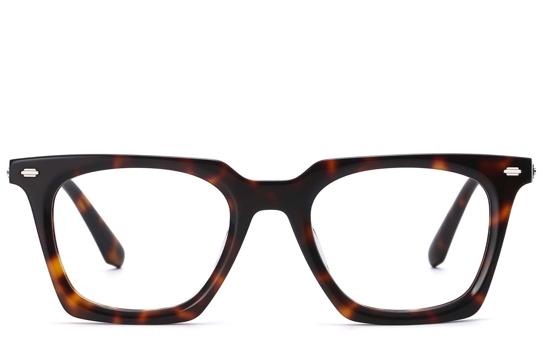 BS1913-0812_Tortoiseshell_Rectangular_Acetate_glasses_front