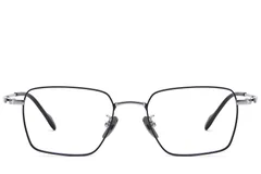 BS1913-0826_Black_Rectangular_Titanium_glasses_front