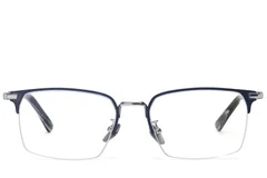 BS1913-0852_Blue_Semi-rimless_Titanium_glasses_front