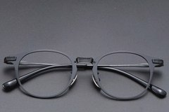 BS1913-0858_Black_Oval_Titanium_glasses_front
