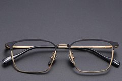 BS1913-0867_Golden_Rectangular_Titanium_glasses_front