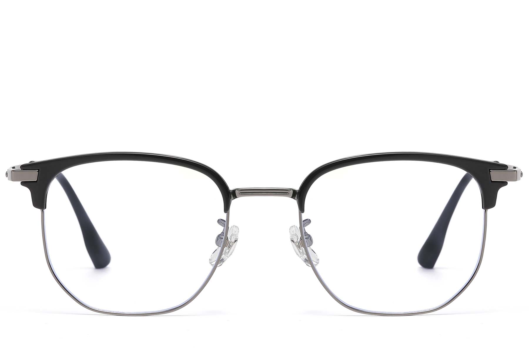 BS1913-0872_Grey_Oval_Titanium_glasses_front
