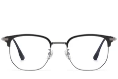 BS1913-0872_Grey_Oval_Titanium_glasses_front