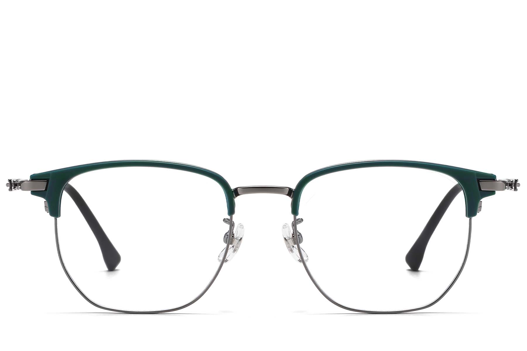 BS1913-0875_Grey_Oval_Titanium_glasses_front