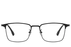 BS1913-0878_Black_Rectangular_Titanium_glasses_front
