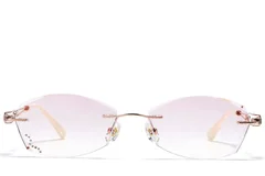 BS1913-0881_Pink_Invisible_Metal_Sunglasses_front