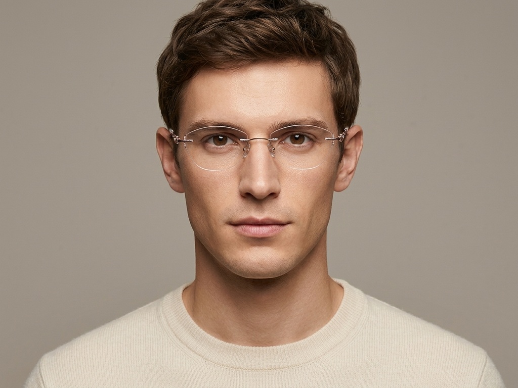BS1913-0883_Pink_Invisible_Metal_Glasses-tryon_male