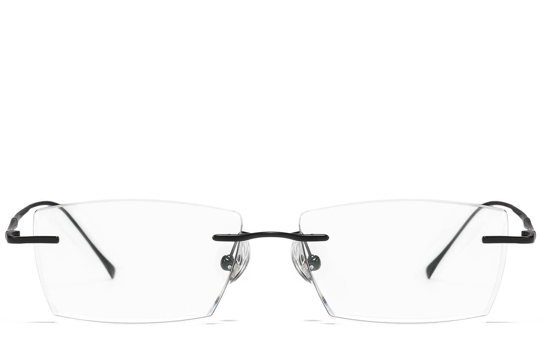 BS1913-0885_Black_Invisible_Titanium_Glasses_front