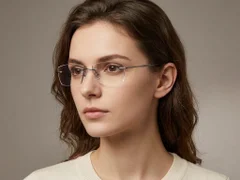 BS1913-0887_Grey_Invisible_Titanium_Sunglasses-tryon_female