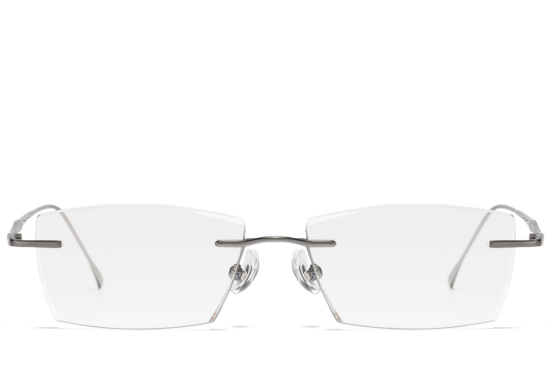 BS1913-0887_Grey_Invisible_Titanium_Sunglasses_front
