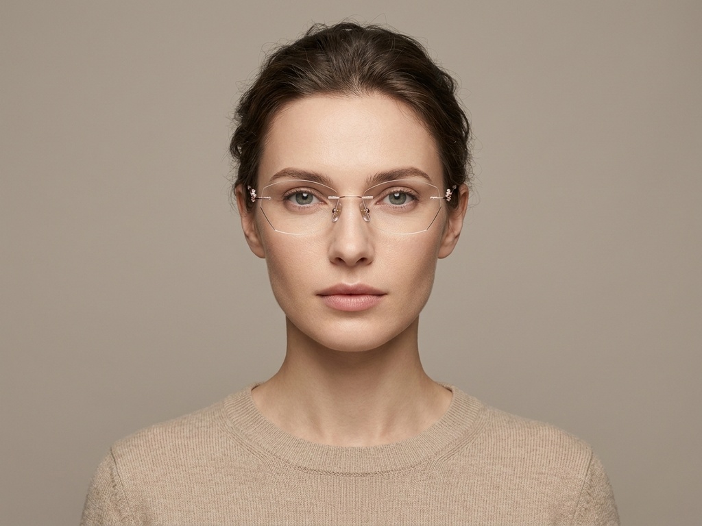 BS1913-0891_Pink_Invisible_Metal_Glasses-tryon_female