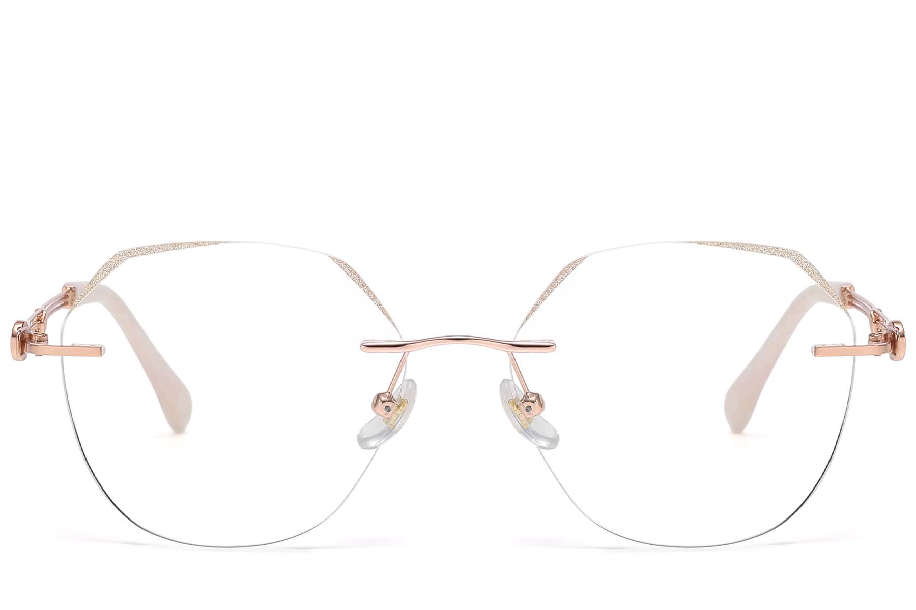 BS1913-0892_Pink_Invisible_Metal_Glasses_front