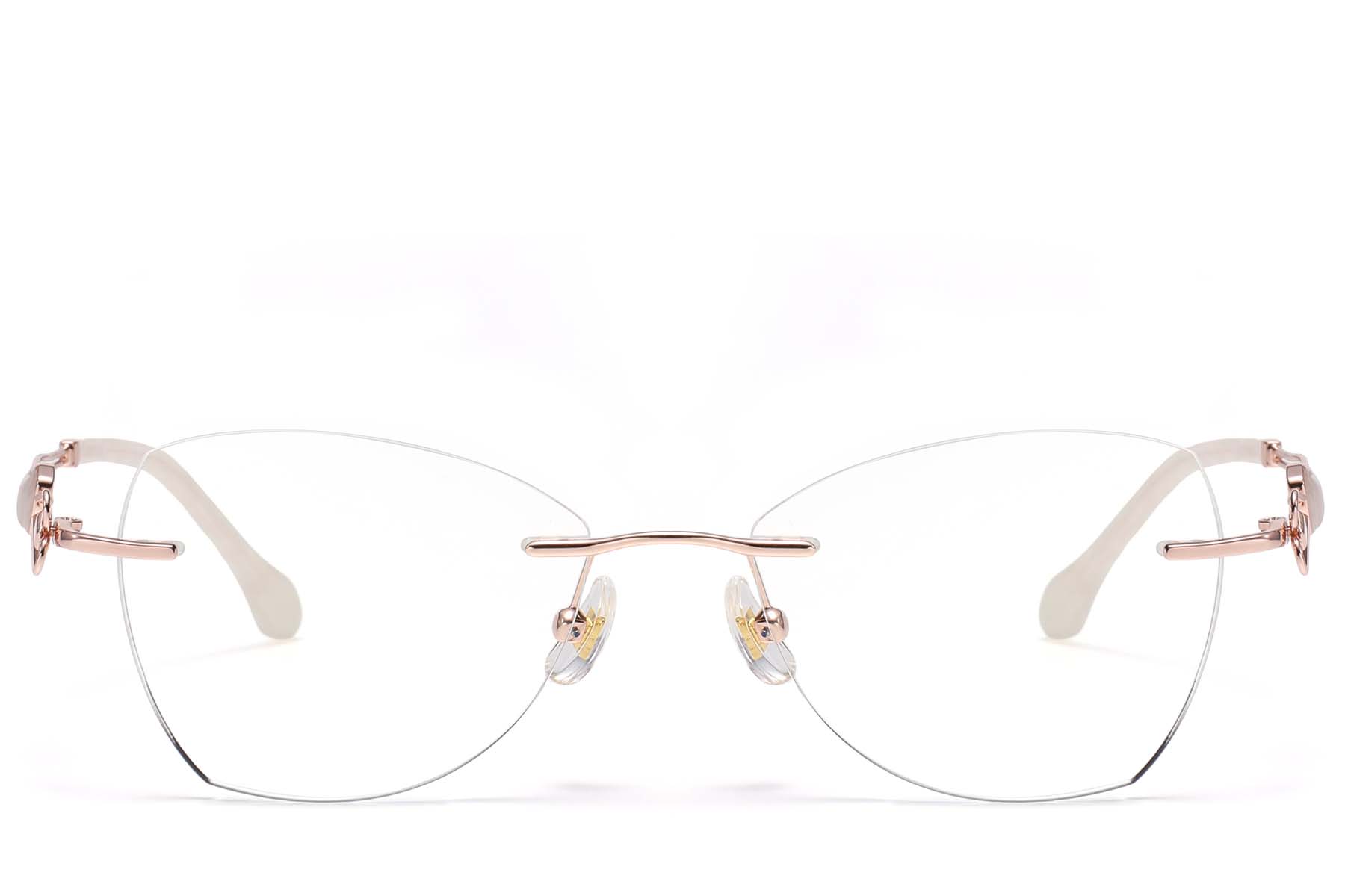 BS1913-0900_Pink_Invisible_Metal_Glasses_front