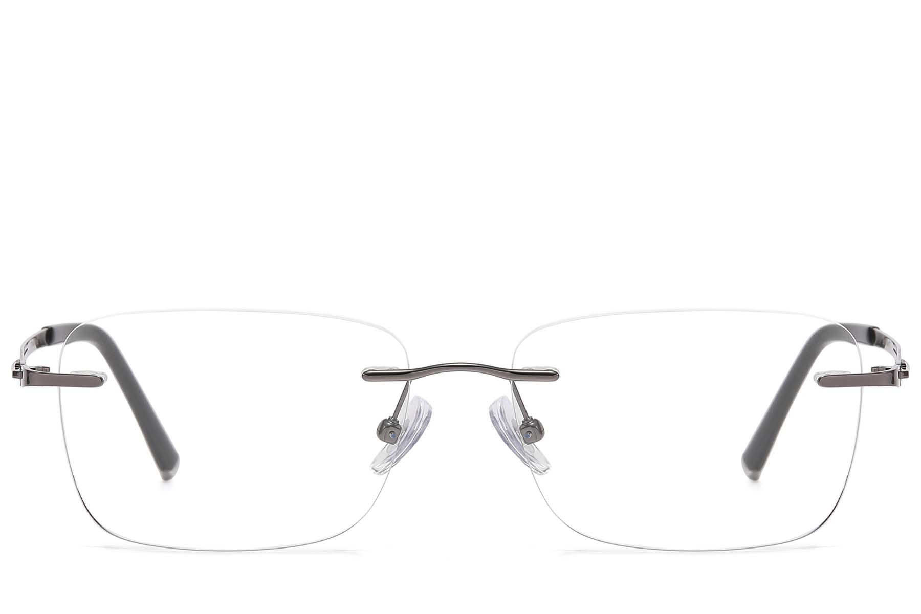 BS1913-0904_Grey_Invisible_Metal_Glasses_front