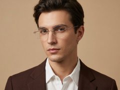 BS1913-0906_Pink_Invisible_Metal_Glasses-tryon_male