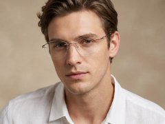 BS1913-0907_Pink_Invisible_Metal_Glasses-tryon_male