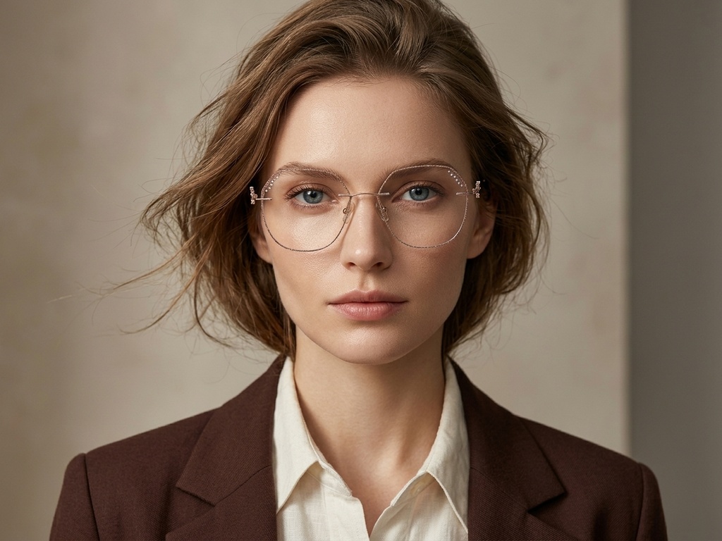 BS1913-0908_Pink_Invisible_Metal_Glasses-tryon_female