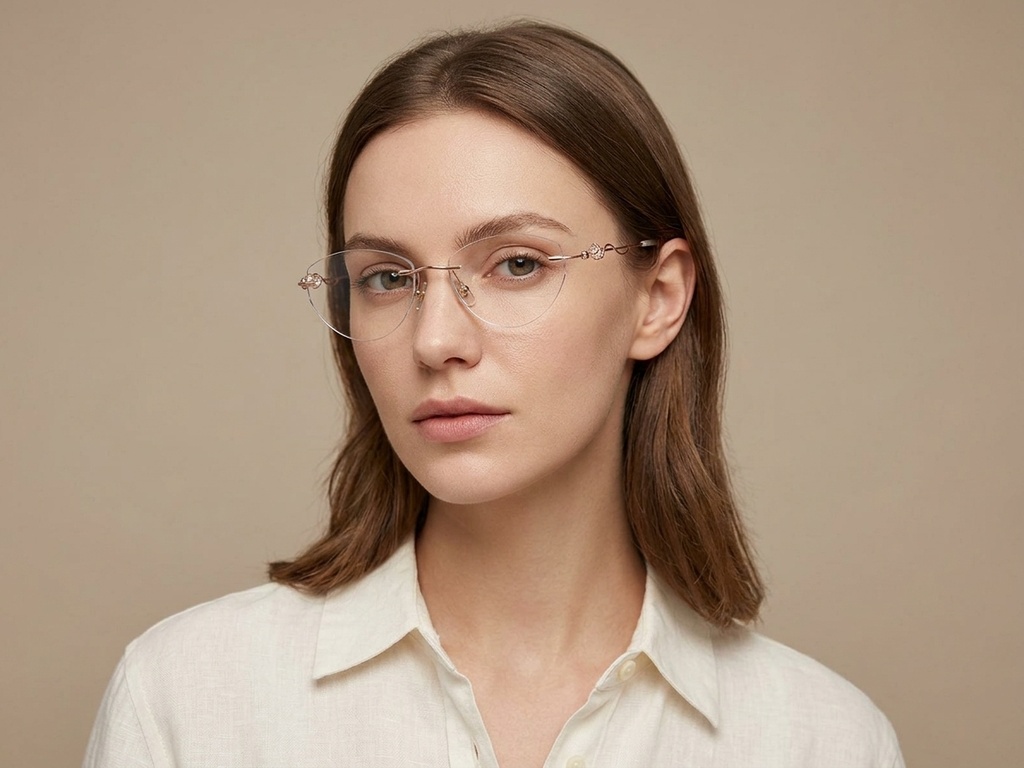 BS1913-0915_Pink_Invisible_Metal_Glasses-tryon_female