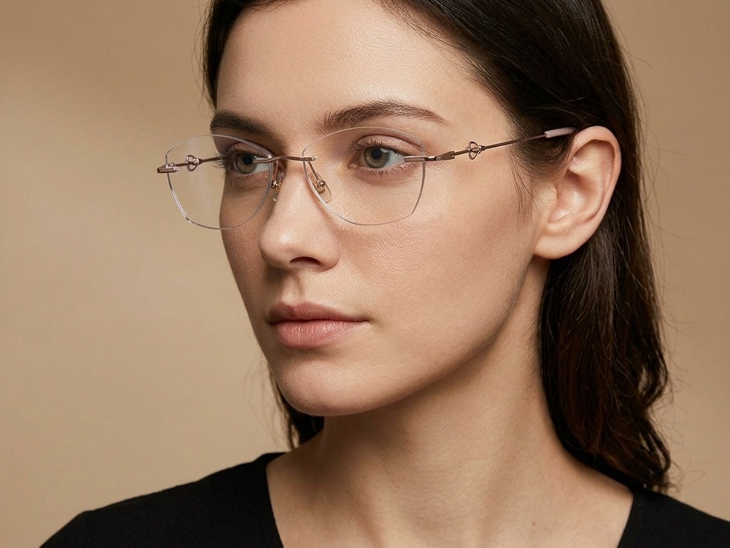 BS1913-0919_Pink_Invisible_Metal_Glasses-tryon_female