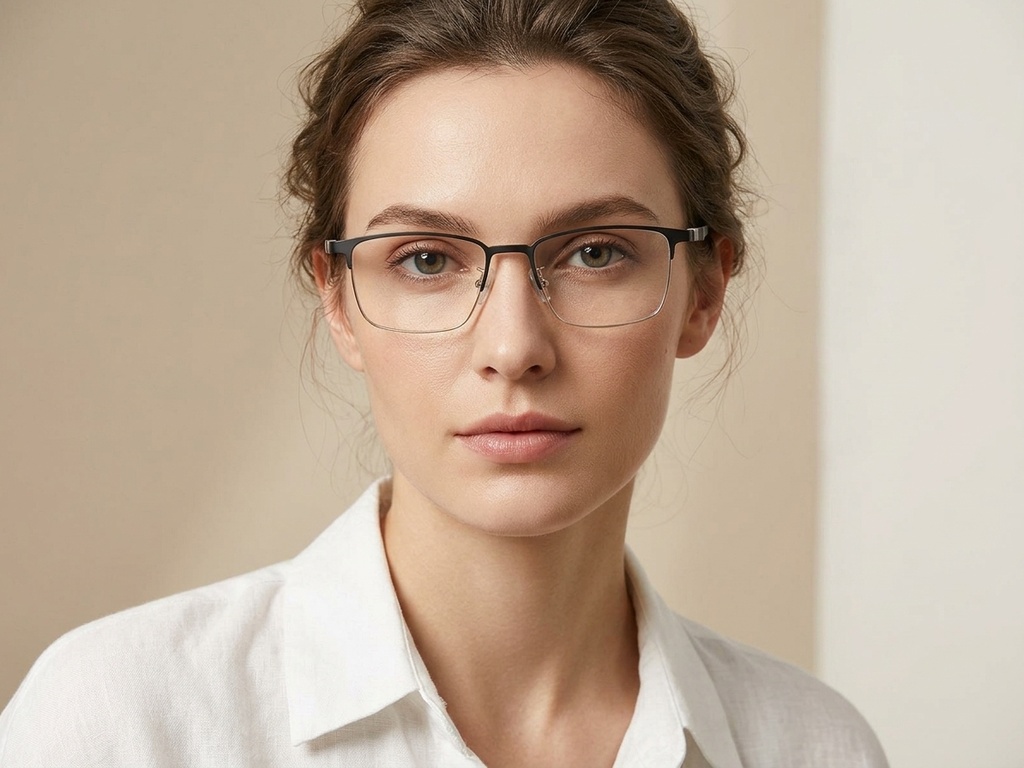 BS1913-0921_Golden_Rectangular_Metal_Glasses-tryon_female