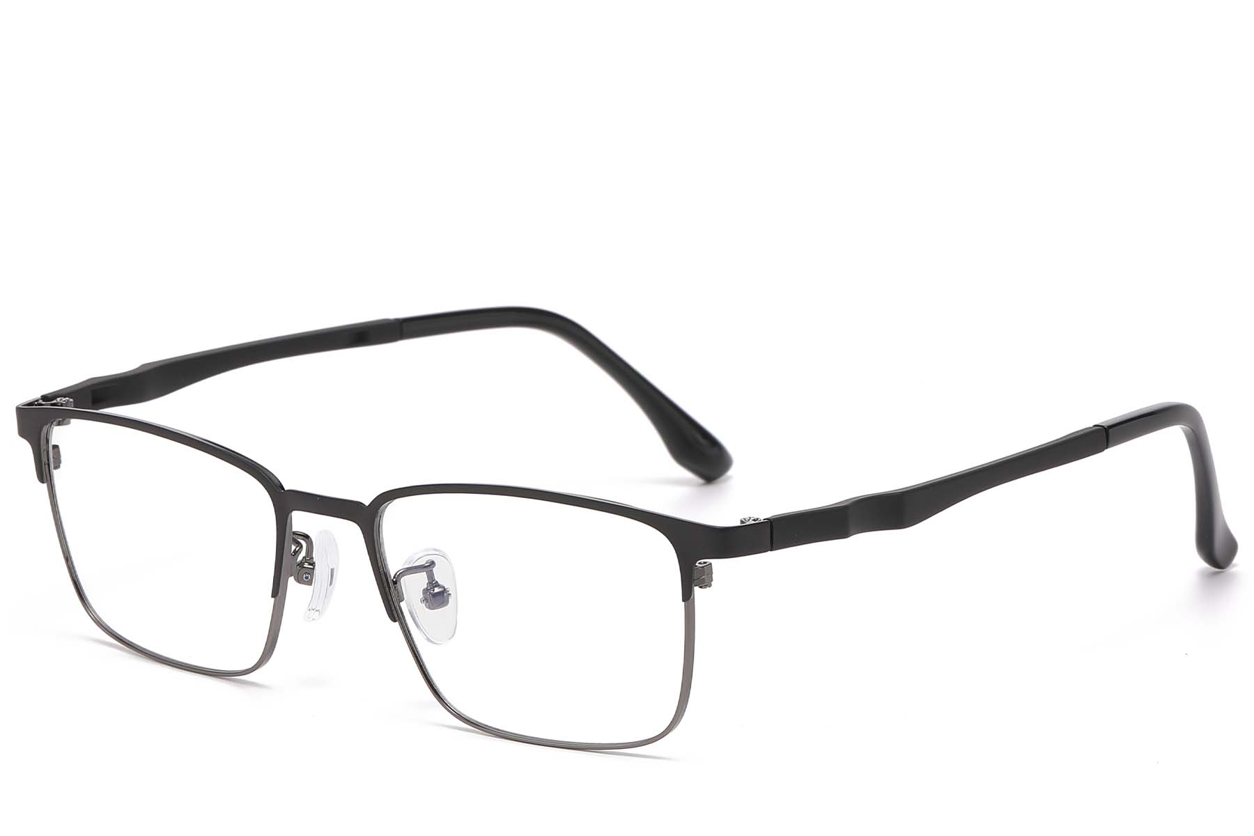 BS1913-0924_Grey_Rectangular_Metal_Glasses_corner
