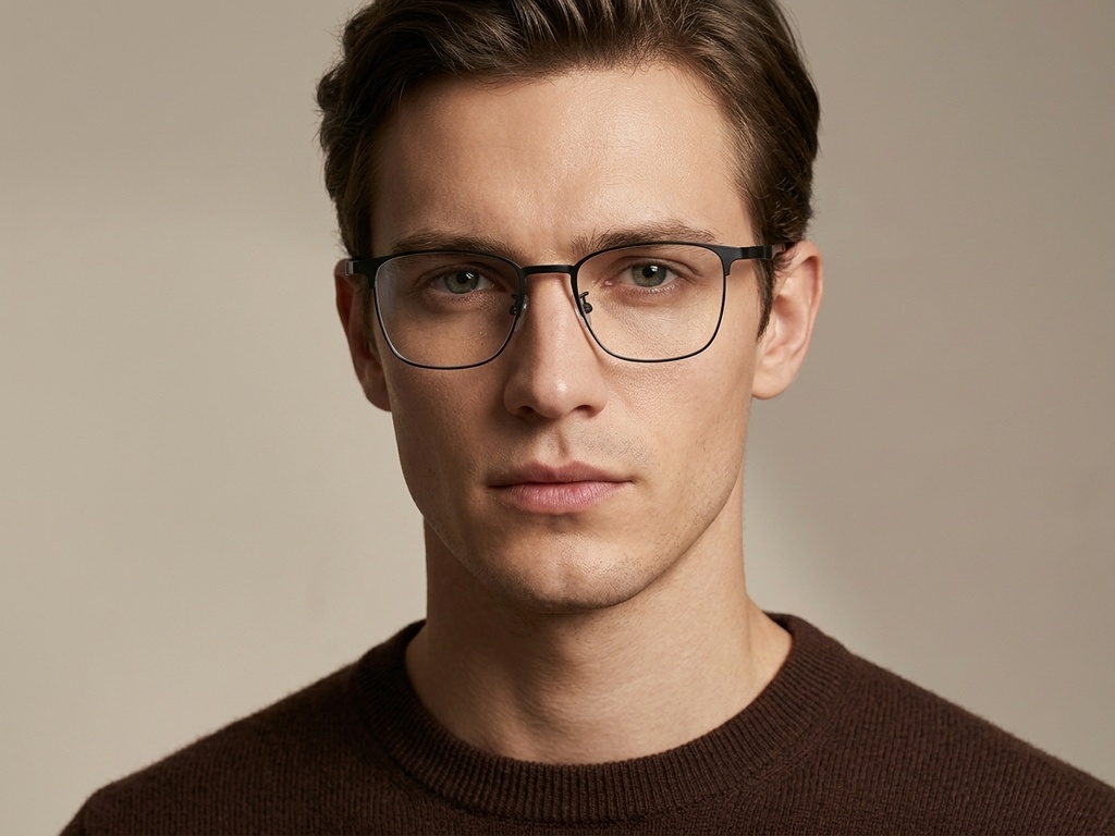 BS1913-0926_Black_Rectangular_Metal_Glasses-tryon_male