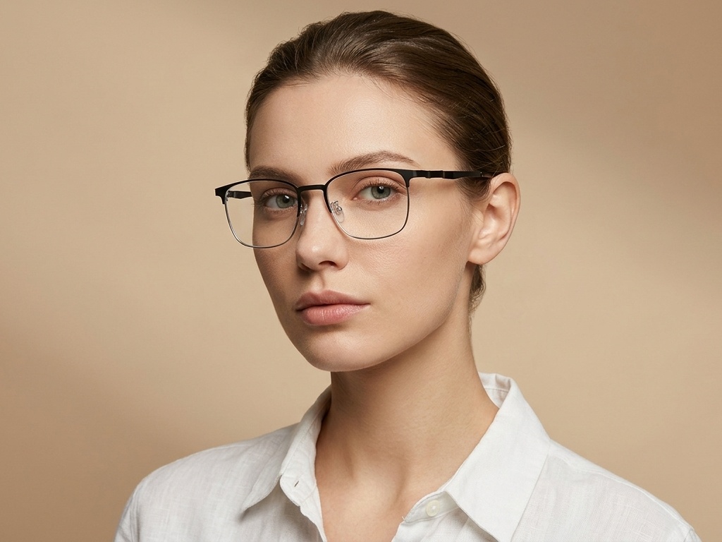 BS1913-0927_Silver_Rectangular_Metal_Glasses-tryon_female