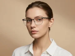 BS1913-0927_Silver_Rectangular_Metal_Glasses-tryon_female