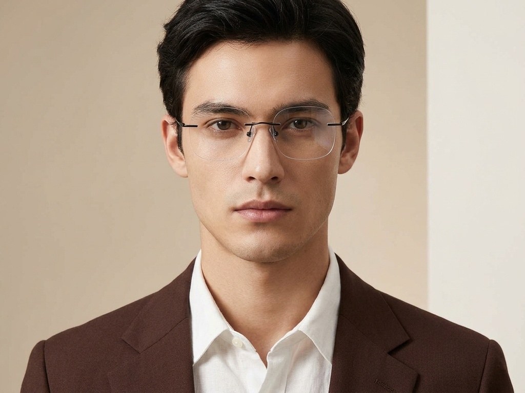 BS1913-0930_Black_Invisible_Titanium_Glasses-tryon_male