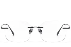 BS1913-0930_Black_Invisible_Titanium_Glasses_front