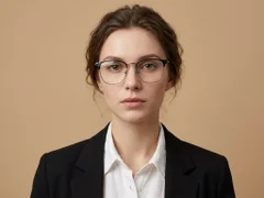 BS1913-0933_Black_Rectangular_Titanium_Glasses-tryon_female