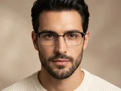 BS1913-0936_Black_Rectangular_Titanium_Glasses-tryon_male