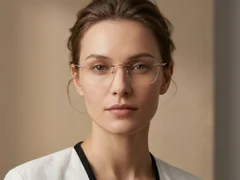 BS1913-0939_Golden_Invisible_Titanium_Glasses-tryon_female