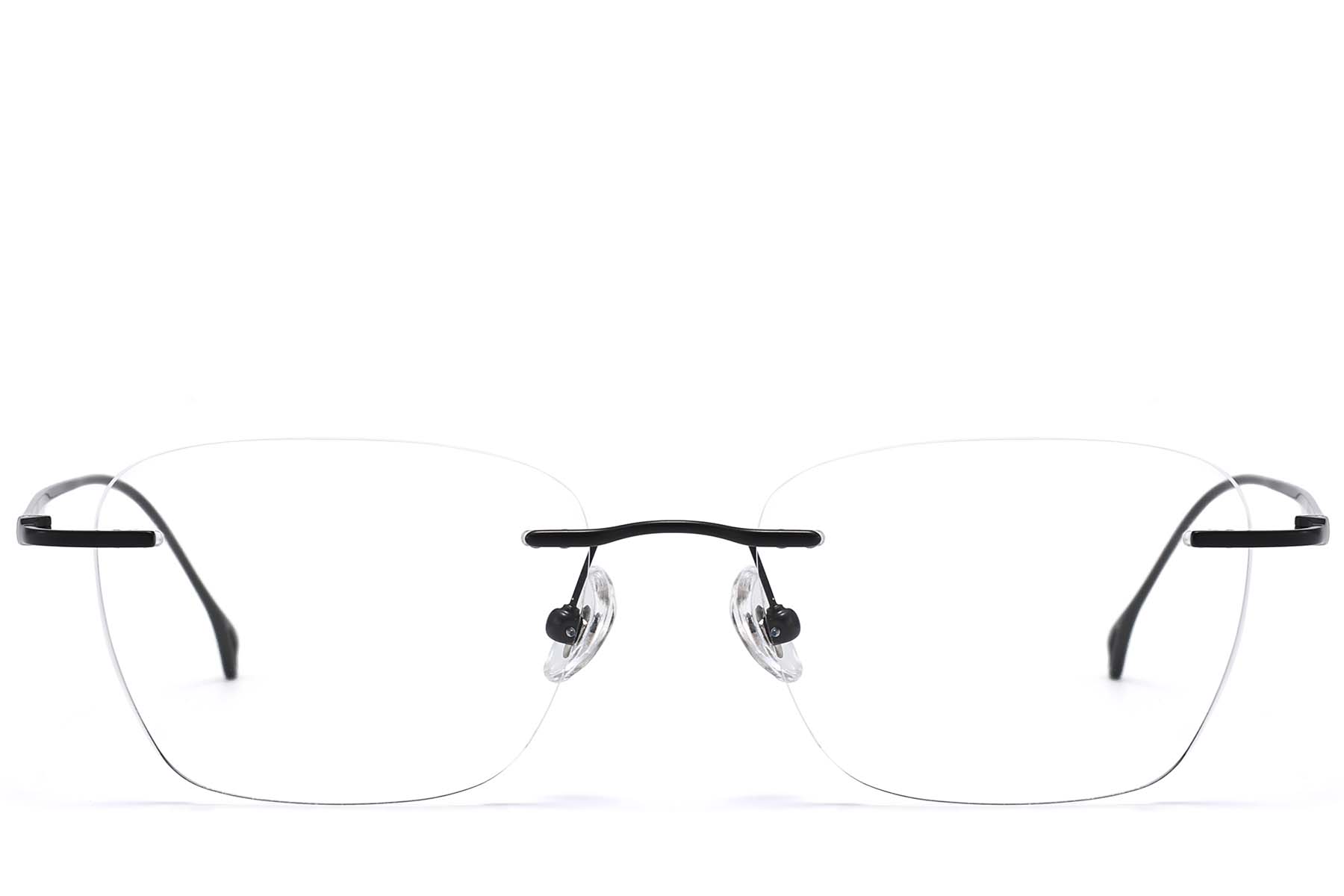 BS1913-0940_Black_Invisible_Titanium_Glasses_front