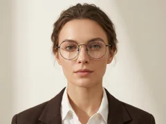 BS1913-0943_Black_Oval_Titanium_Glasses-tryon_female