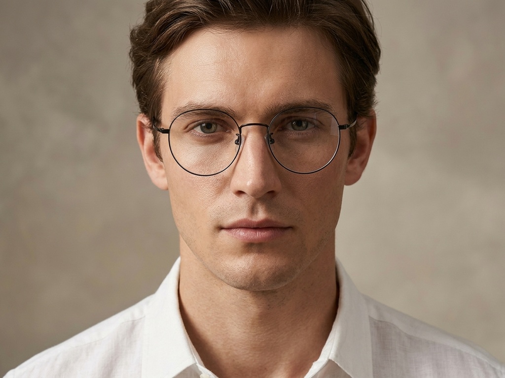 BS1913-0943_Black_Oval_Titanium_Glasses-tryon_male