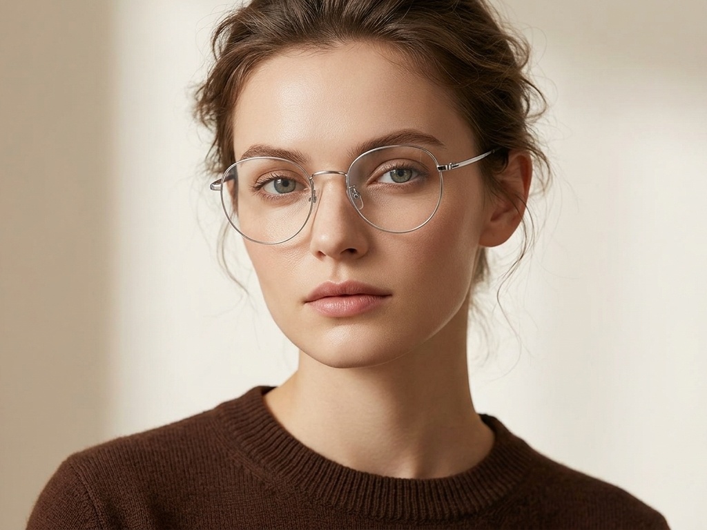 BS1913-0944_Silver_Oval_Titanium_Glasses-tryon_female