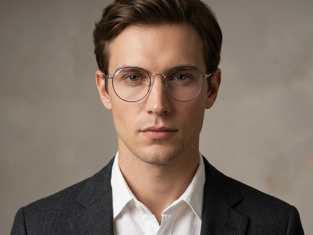 BS1913-0945_Black_Oval_Titanium_Glasses-tryon_male